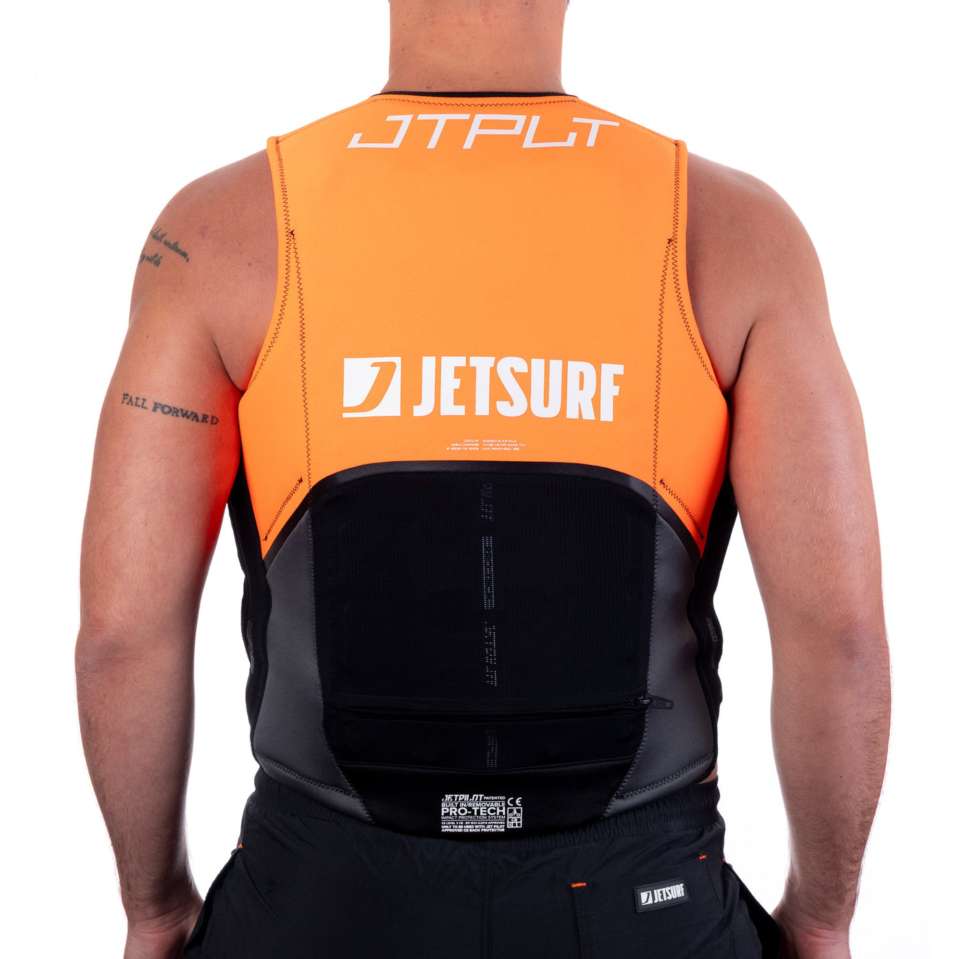 Neoprene Vest JET PILOT ORANGE/GREY