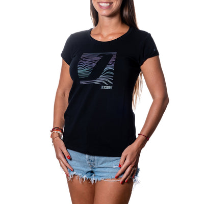 CAMISETA SÍMBOLO NEGRO/ARCOÍRIS W