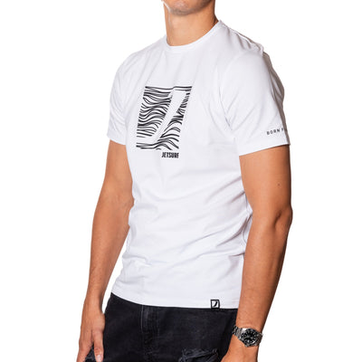 CAMISETA SÍMBOLO BLANCO/NEGRO
