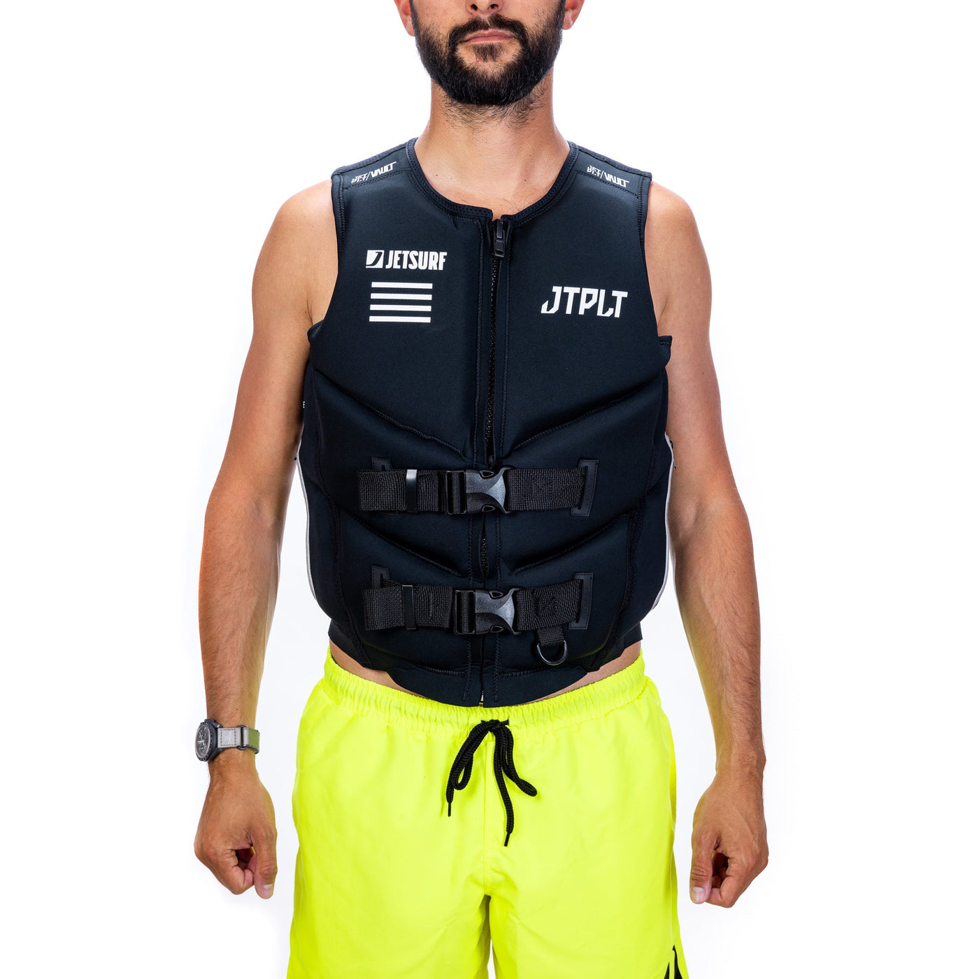 Chaleco de neopreno JET PILOT NEGRO/BLANCO
