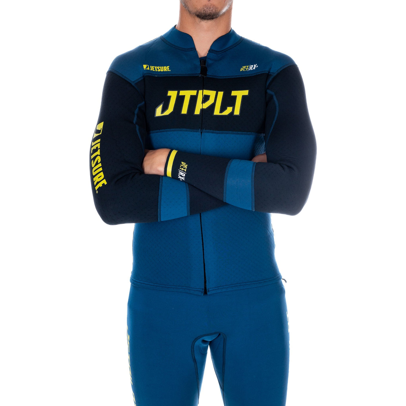Chaqueta de neopreno JET PILOT AZUL MARINO/AMARILLO