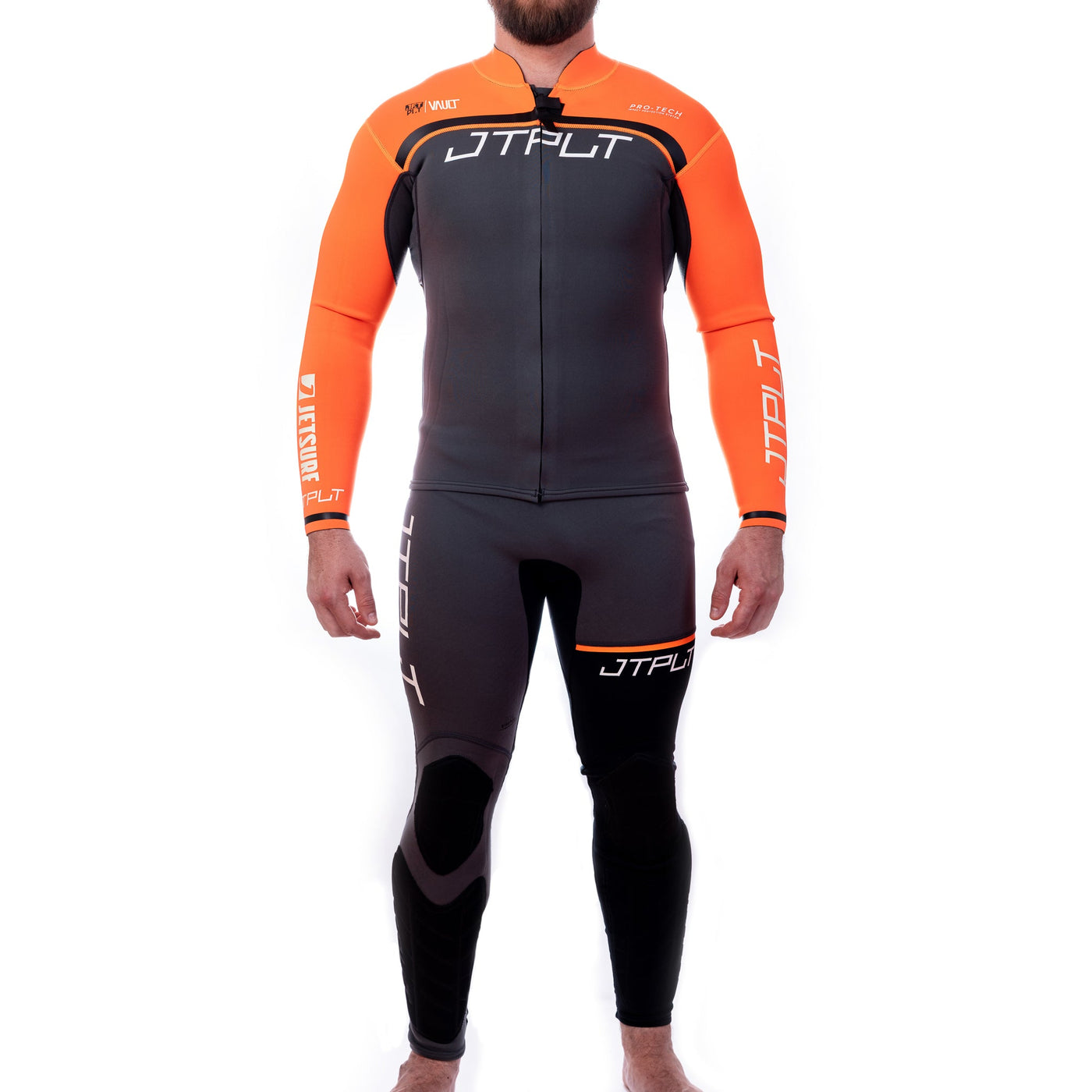 Neoprene Jacket JET PILOT ORANGE/GREY