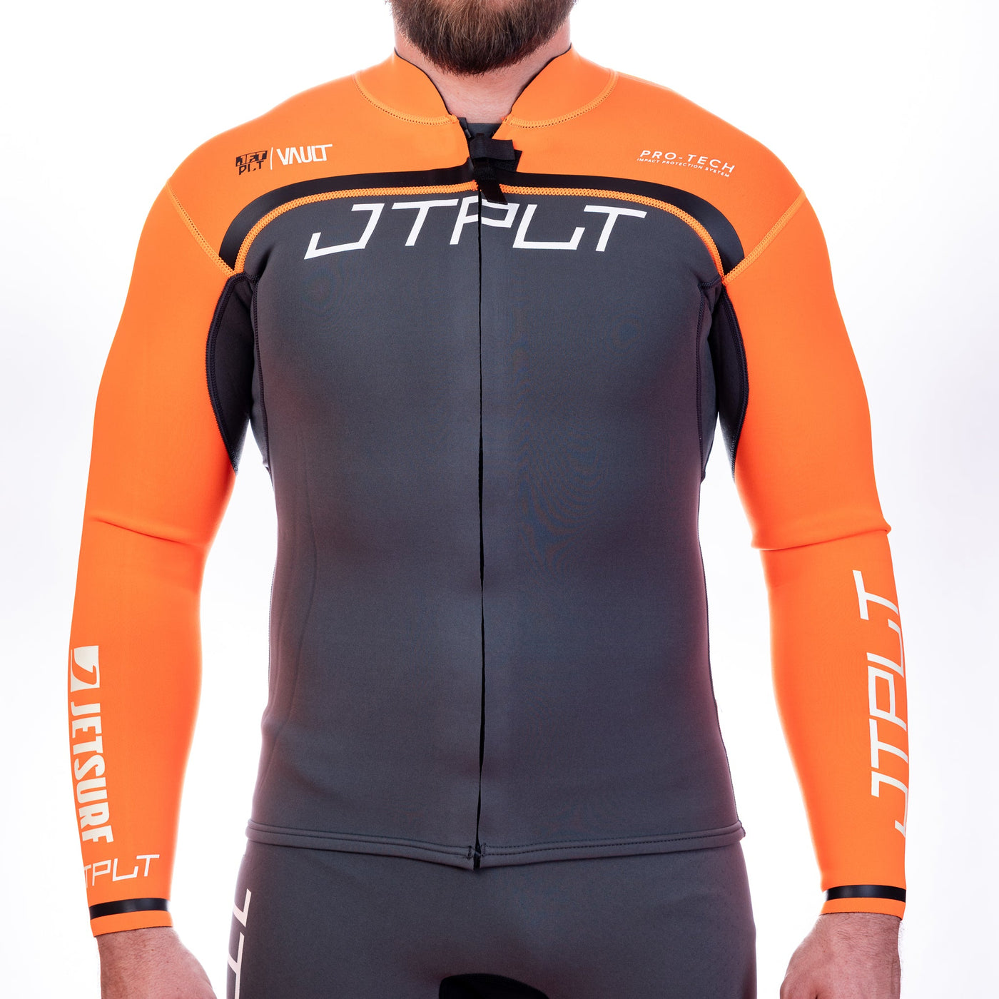Neoprene Jacket JET PILOT ORANGE/GREY