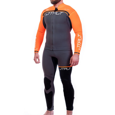 Neoprene Jacket JET PILOT ORANGE/GREY