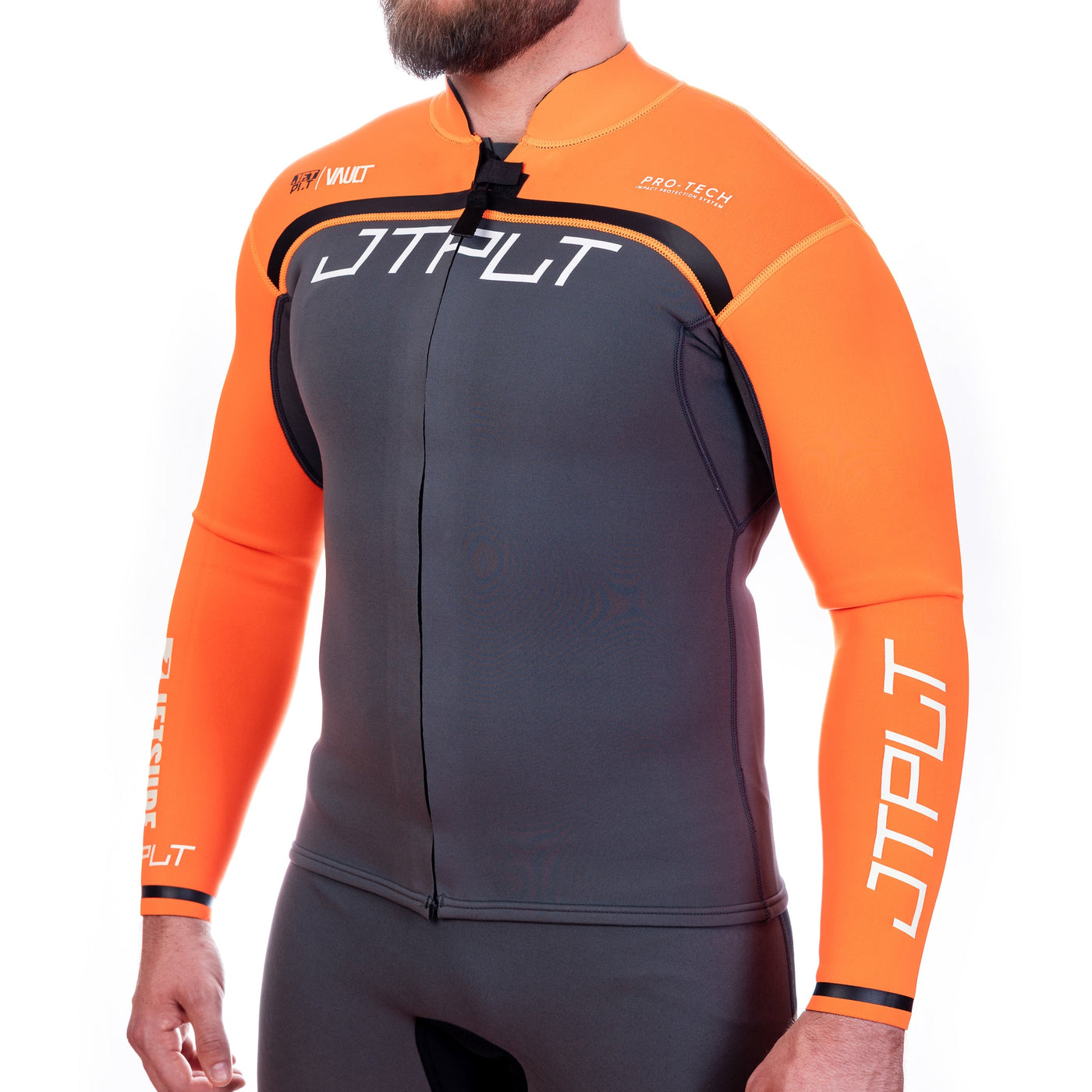 Neoprene Jacket JET PILOT ORANGE/GREY