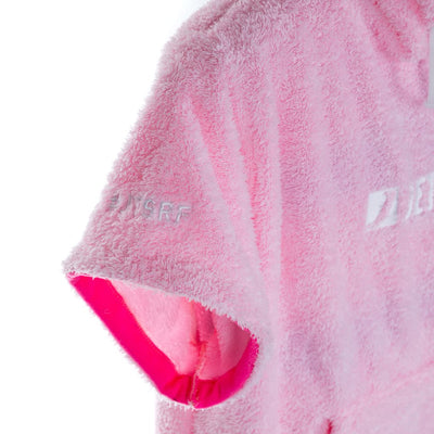 Poncho NIÑOS – ROSA BEBÉ/BLANCO